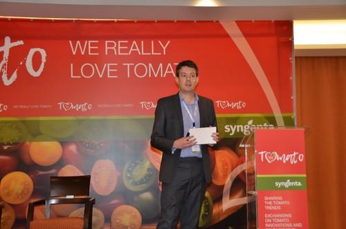Daniel Rickett, Traits & Technology, Vegetable Seeds Syngenta, en  su intervención.