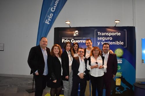 El equipo de Frío Guerrero, empresa de transporte colaboradora de la jornada