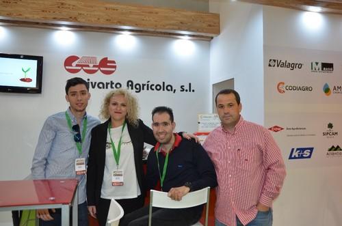Eduardo Vargas, Laura Belzunces, José Vargas y Javi Díaz, de Guivarto Agrícola