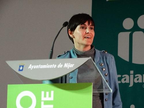 Ana Belén Arévalo, de Agrobío, ofreció una charla.