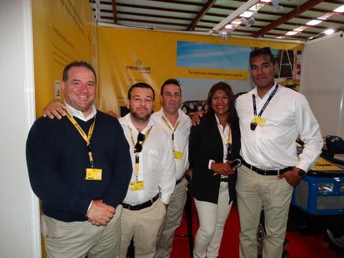 Prosegur también ofrece sus servicios en Expolevante, en la imagen parte de su gran equipo.