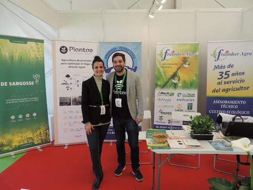 Manuel Heras, gerente de Fraimher con Isabel María López, ingeniera agrícola de Plantae