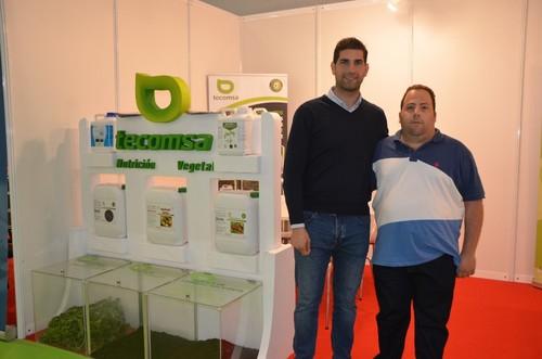 José Manuel González y Antonio Berenguel del departamento comercial de Tecomsa