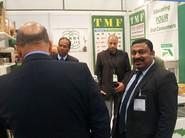 Eassam, responsable de Fibre Dust en Almería, en su stand