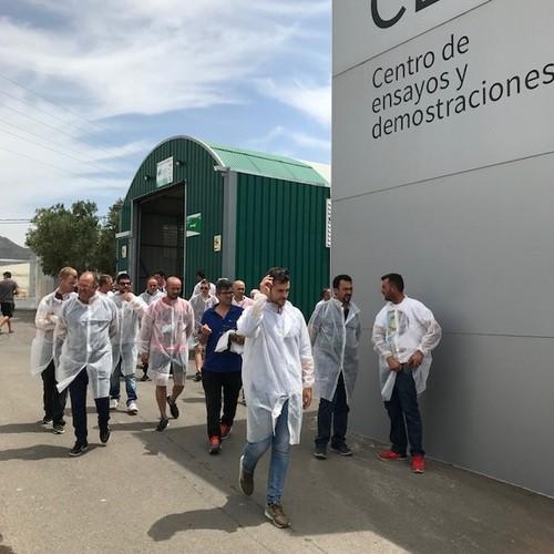 La visita se ha realizado en el CED de Rijk Zwaan ubicado en El Ejido