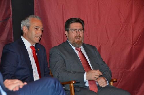 Alcalde de Dalías y consejero se sentaron juntos.