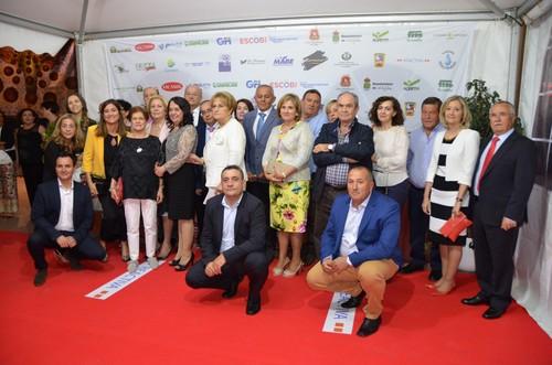 La representación de Agroiris en apoyo a Juan Antonio Díaz Planelles.