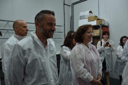 El delegado territorial de Empleo, junto a la delegada del Gobierno andaluz.