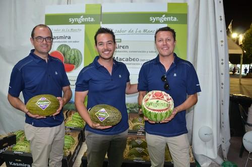 Antonio Gutiérrez, Jorge Ribes y Juan Pablo García, de Syngenta.