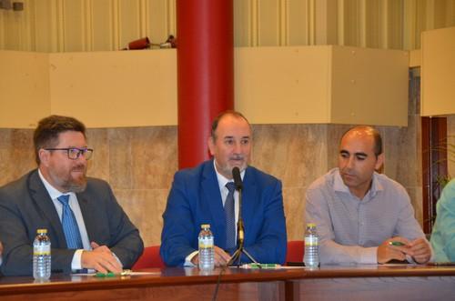 José Manuel Ortiz Bono, delegado territorial de Agricultura durante su intervención.