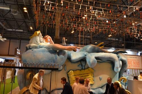 Los valencianos y la pólvora, uno de los stand más originales.