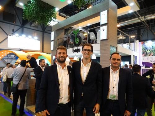 Miguel Fernández, Óscar Peñalver y Damian Pallarés, de Bejo Ibérica