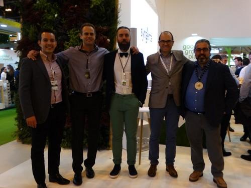 Los trabajadores de Syngenta no pararon ni un segundo, el stand estuvo lleno en todo momento