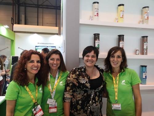 Parte del equipo de Compo Expert, stand que ofreció diferentes charlas a lo largo de los tres días de feria