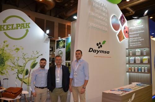 José Manuel Agudo, del Departamento de Marketing de Daymsa, Enrique Íñigo, Area Manager de la empresa, y Sergio Antonio, Area Manager de Daymsa.
