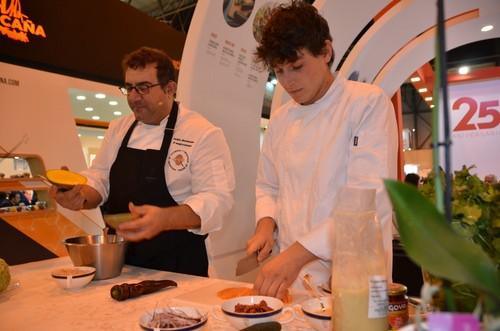 Show cooking en el stand de La Unión.
