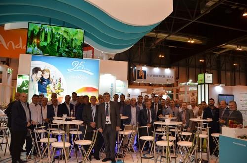 Indasol celebró sus 25 aniversario en la feria. En la imagen socios de la cooperativa.