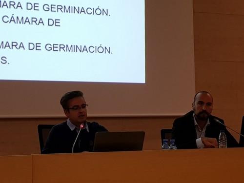 Francisco Petit, de Semillas Fitó, durante su intervención.