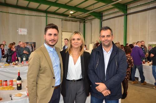 Sergio Vicente, concejal de Deportes de Níjar; Tonibel Sánchez, concejala de Urbanismo de Níjar y David Lozano, concejal de Hacienda y Servicios Urbanos de Níjar.