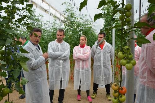 Aureliano Cerezuela, de Rijk Zwaan, estuvo en todo momento atendiendo a diversos agricultores interesados por las novedades de RZ