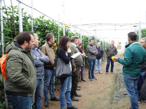 Agricultores disfrutando de las jornadas.