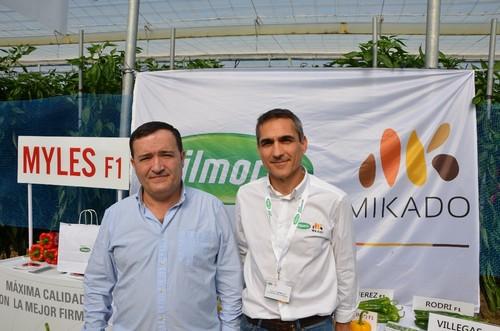 Gerente de Seimilleros Cauce junto a Joaquín González de Vilmorin Mikado