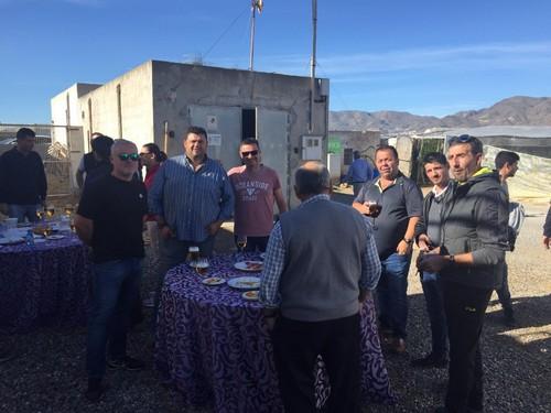 Agricultores y técnicos de Ramiro Arnedo el primer día de jornadas.