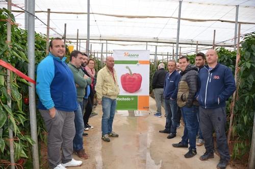 Un gran numero de agricultores pudieron ver las buenas condiciones que presenta Machado