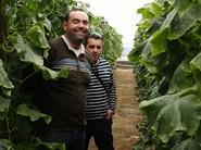 Agricultores de visita.