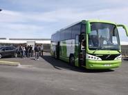 La ruta transcurrió por tres fincas en autobús.