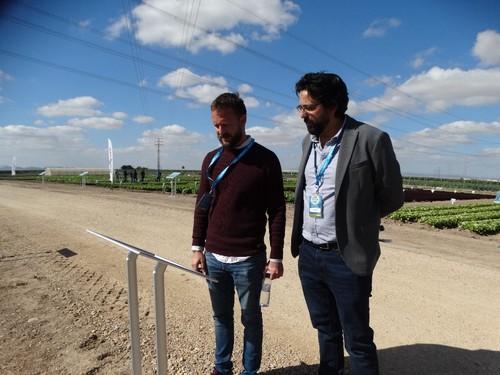 Ramón Egea, Campaign Manager; y Luis Miranda, del departamento de Sostenibilidad de Syngenta.