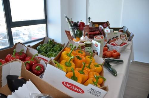 Exposición de productos de Vicasol.