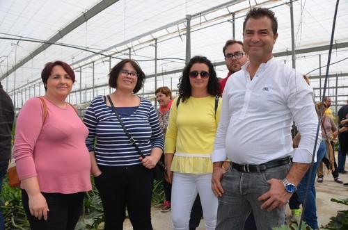 Un grupo de los agricultores asistentes.