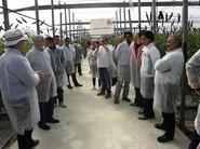 Agricultores y técnicos atienden a las explicaciones.