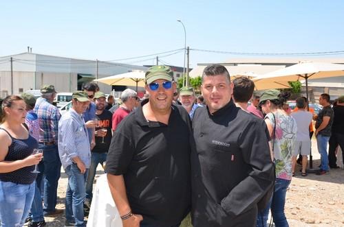 Agricultores tas la visita a las fincas.