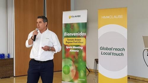 Juan Antonio Plaza, técnico de desarrollo de HM.CLAUSE, se centró en la importancia de la prevención y el control profiláctico ante el ToBRFV