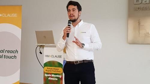 José Miguel Reyes, responsable de Marketing, guió el evento.