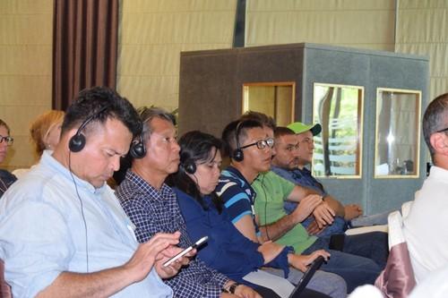 A la charla de melón charentais de Alberto Acosta tuvo una gran acogida de público internacional