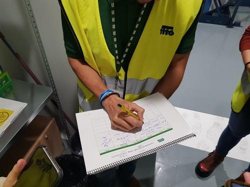 Para acceder a la zona GSPP hay que hacer registro de entrada y salida, además de estrictas medidas higiénicas.