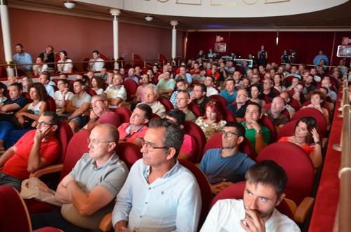 Público asistente a la presentación de este nuevo fungicida de BASF.