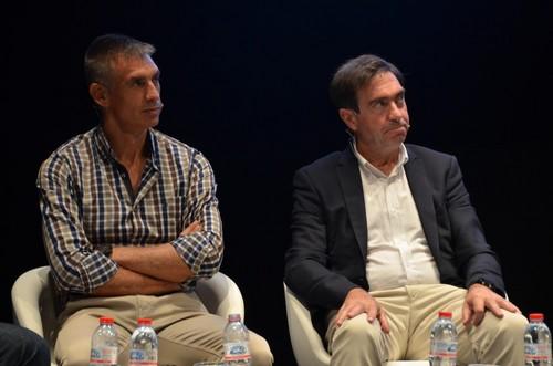 Manuel Galdeano, presidente de Coexphal, y José Antonio Aliaga, secretario provincial de Agricultura.