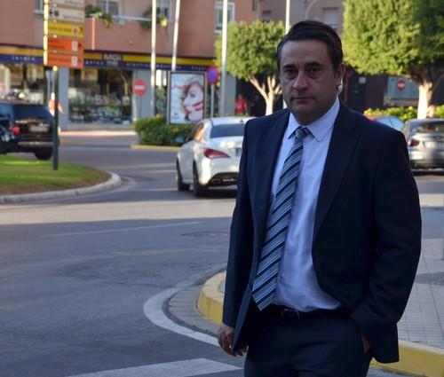 Javier Díaz, director general, a su llegada al acto.