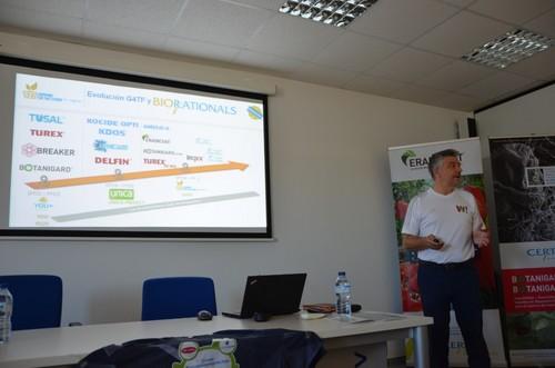 Pedro Juan Serna, director general de Certis Europe para España y Portugal, mostró a los asistentes el proyecto Growing For The Future