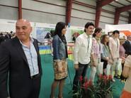 La delegación de Semilleros El Plantel desplazada a la feria.