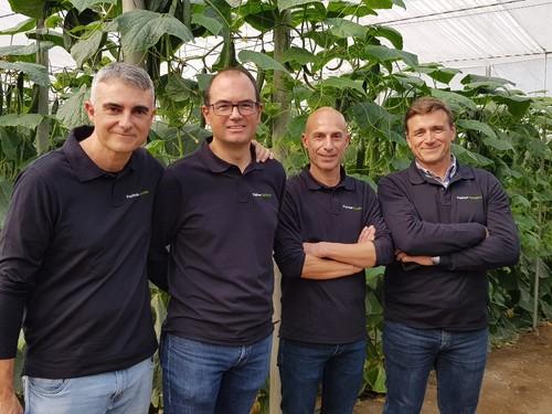 Parte del equipo de Syngenta que acudió a la jornada.