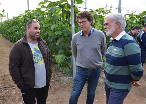 Luis Martín Garvayo, de Syngenta, en el centro.