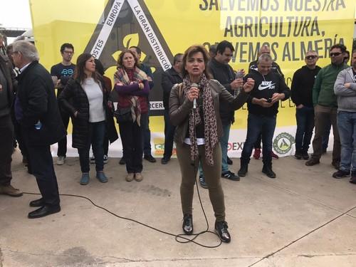 La secretaria general de UPA-Almería, Paqui Iglesias.