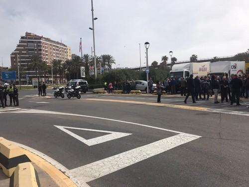 Un momento de la concentración.