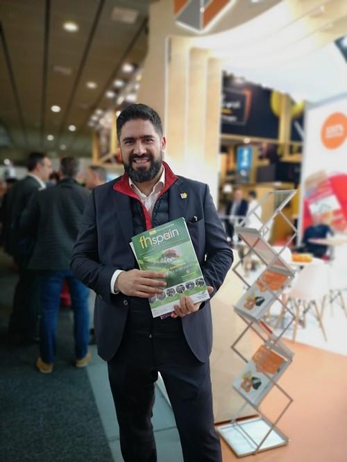 Raúl Calleja, director de Fruit Attraction tampoco quiso perderse la feria berlinesa