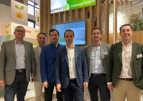 Parte del equipo de Koppert desplazado a la feria
